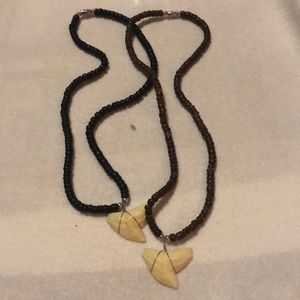 Hawaiian souvenir shark necklace